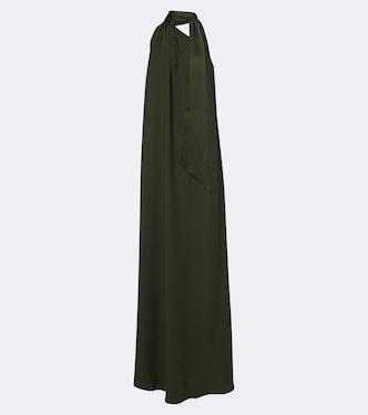 Astor scarf-detail one-shoulder gown | Taller Marmo