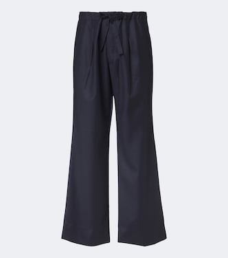 Wool and cashmere wide-leg pants | Stòffa