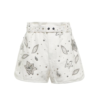 Cotton and linen shorts | Isabel Marant