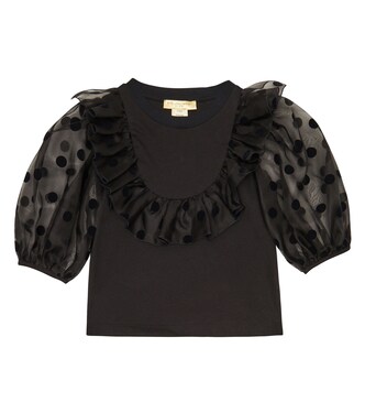 Polka-dot cotton top | Stella McCartney Kids