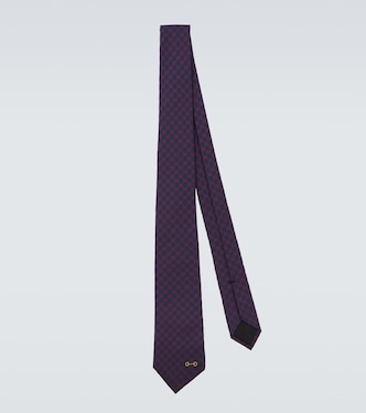 GG silk jacquard tie | Gucci