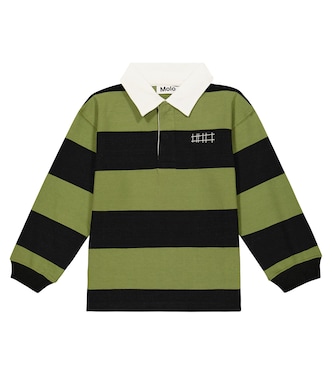 Relz striped cotton polo shirt | Molo