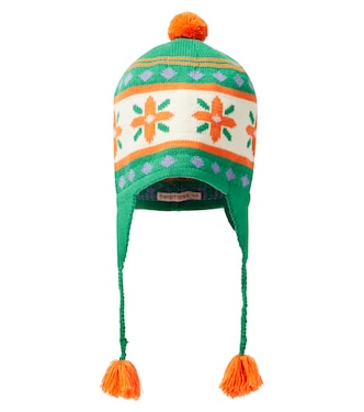 Folky cotton and wool beanie | Tinycottons