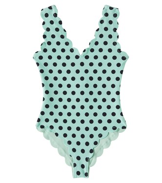 Bumby Charleston polka-dot scalloped swimsuit | Marysia Bumby