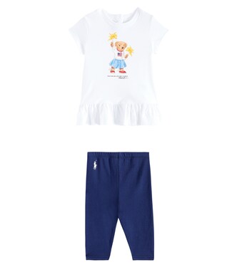 Baby cotton T-shirt and pants set | Polo Ralph Lauren Kids