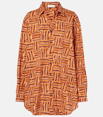 Striped cotton poplin shirt | Faithfull