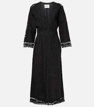 Midikleid Veona aus Leinen und Baumwolle | Marant Etoile