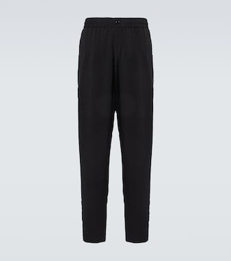 Jacquard straight pants | Giorgio Armani