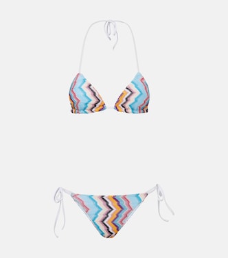 Zigzag lamé bikini | Missoni