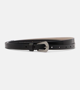 Ceinture Slim en cuir | Brunello Cucinelli