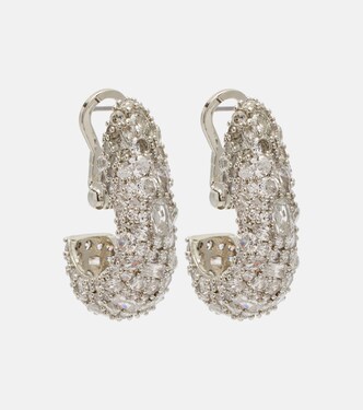 Crystal-embellished hoop earrings | Jennifer Behr
