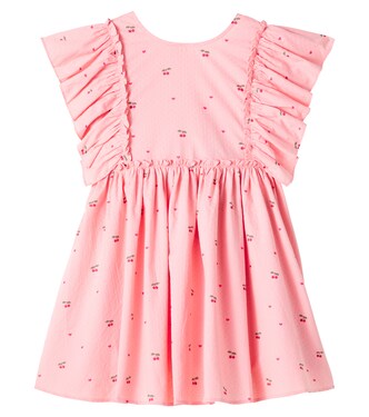 Evia bow-detail cotton dress | Konges Sløjd