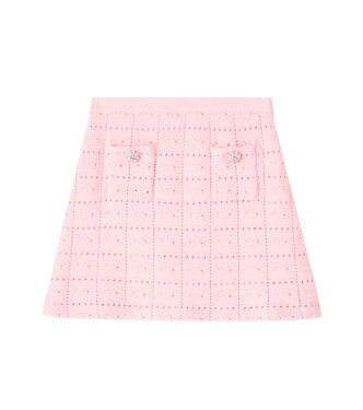 Jupe en coton mélangé | Self-Portrait Kids