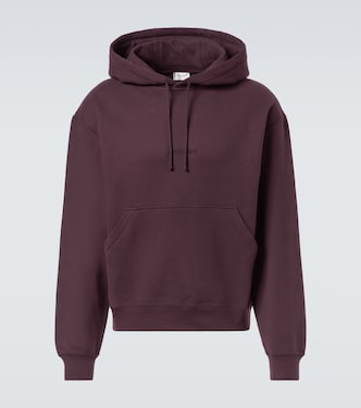 Logo cotton hoodie | Saint Laurent