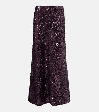 Sequined maxi skirt | Rabanne