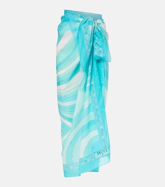Iride cotton beach cover-up | Pucci