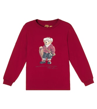 T-shirt Polo Bear in jersey di cotone | Polo Ralph Lauren Kids