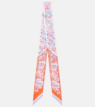 Printed silk twill scarf | Gucci