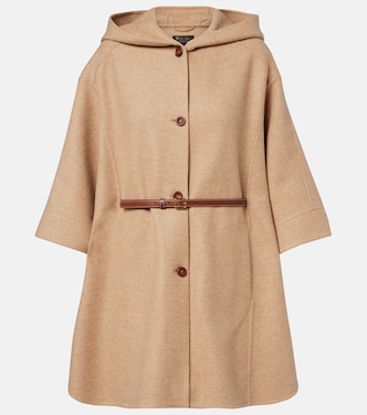 Belted wool and cashmere cape | Loro Piana