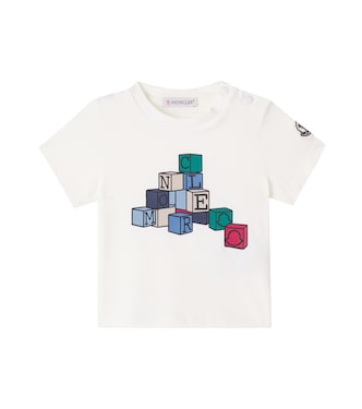 Baby printed cotton jersey T-shirt | Moncler Enfant