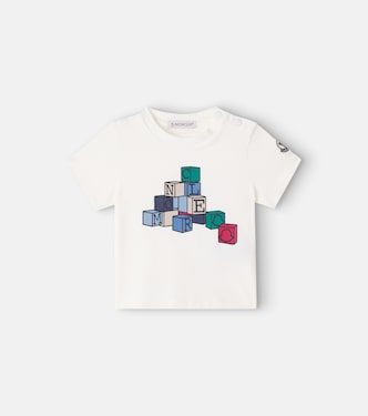 Baby printed cotton jersey T-shirt | Moncler Enfant