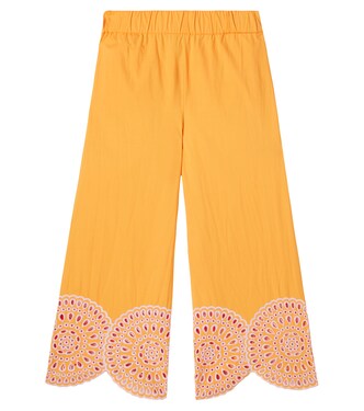 Weite Hose aus Baumwollpopeline | Stella McCartney Kids