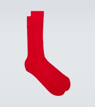 Ribbed-knit cotton socks  | Tom Ford