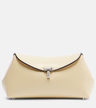 T-Lock Mini leather clutch | Toteme