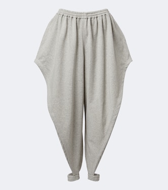 Pantaloni affusolati in felpa di misto cotone | Alaïa