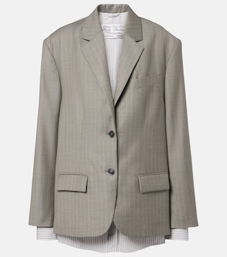 Striped wool jacket | Acne Studios