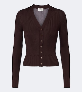 Ribbed-knit cardigan | Saint Laurent