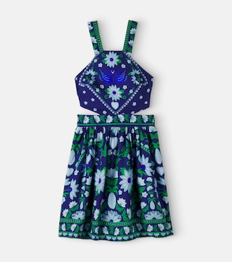Floral halterneck dress | Fábula
