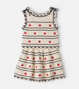 Set Daisy aus einem Baumwoll- und Wollgemisch | Bebe Organic