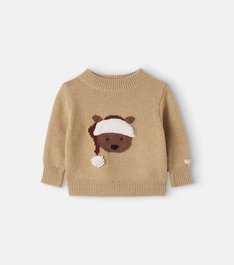 Baby Dann wool intarsia sweater | Donsje