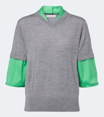 Layered virgin wool top | Dorothee Schumacher