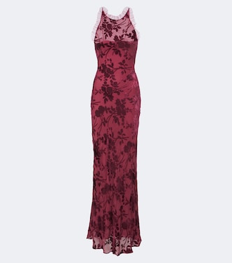 Floral devoré maxi dress | Rodarte
