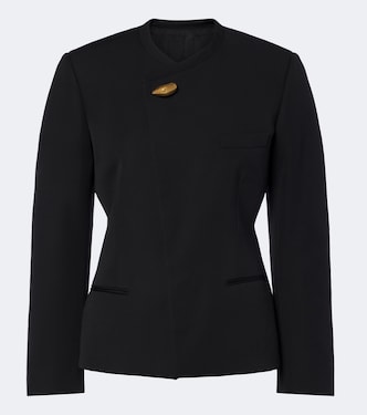 Wool grain de poudre blazer | Bottega Veneta