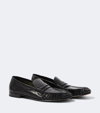 Theo leather penny loafers | The Row