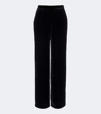 Gerade Hose Plaza aus Samt | Frame