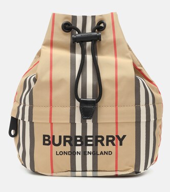 Phoebe Check drawstring pouch | Burberry