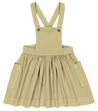 Amélia cotton pinafore dress | Bonpoint