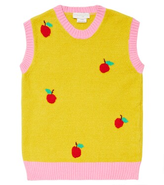 Knit cotton-blend vest | Stella McCartney Kids