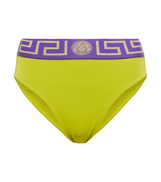 Culotte de bikini à logo | Versace