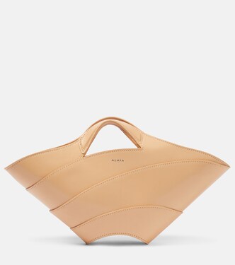 Khaima Small leather tote bag | Alaïa