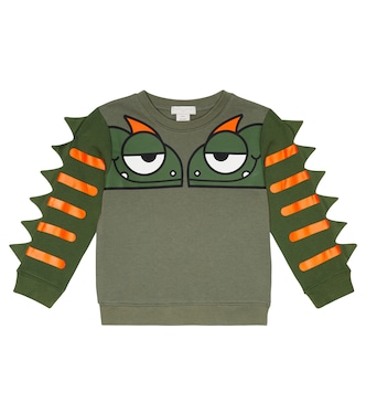 Printed cotton sweatshirt | Stella McCartney Kids