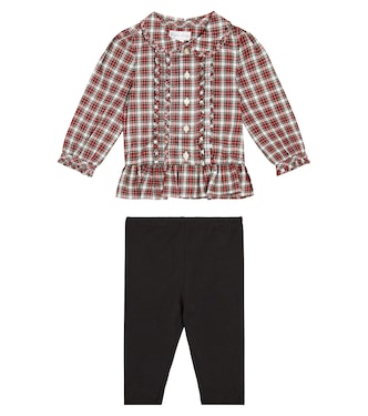 Baby cotton shirt and leggings set | Polo Ralph Lauren Kids