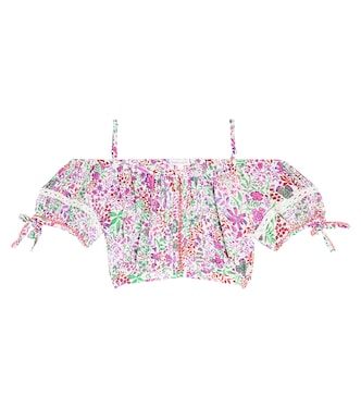 Bonny printed top | Poupette St Barth Kids