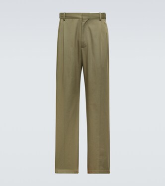 Cotton twill straight pants | Loewe