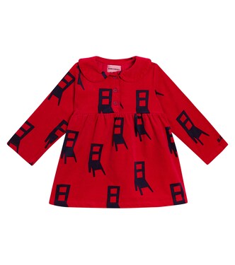 Baby Have A Seat printed velvet dress | Bobo Choses