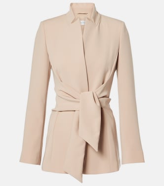 Blazer Seggio de cady con cinturón | Max Mara